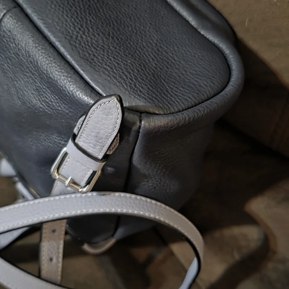 Brand New Without Tags Coach Pennie Leather Mini Bookbag Backpack Navy - Picture 8 of 16